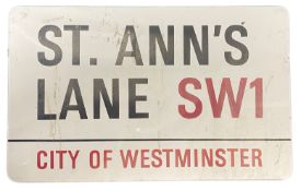 ST. ANN'S LANE SW1