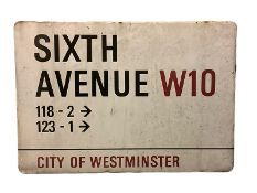 SIXTH AVENUE W10 (118-2, 123-1)