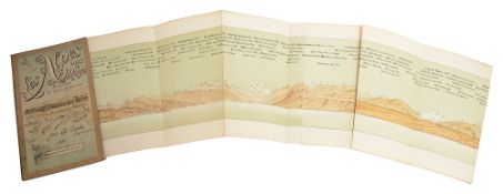 Combe, Edouard. Les Alpes Vues de Morges Panorama Du Quai