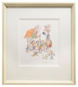 Quentin Blake CBE (British, B.1932) Print - Letter W