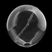 A contemporary piece of Art glass in the style of Thomas Heatherwick