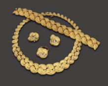 A French diamond-set parure