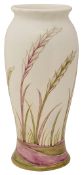 A large William Moorcroft Waving Corn salt glazed vase c.1935