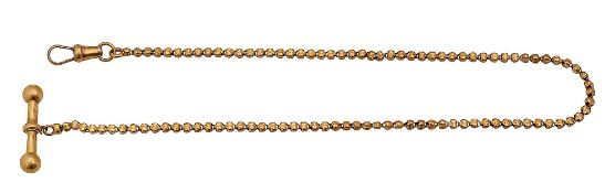 A 18ct gold fancy link chain