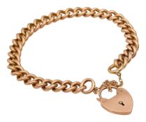 A curb link bracelet