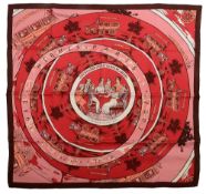 An Hermes 2007 Silk scarf 'Jeu des Omnibus 70cm'