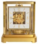An Atmos VIII bracket clock, no.315327 and wall bracket