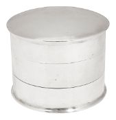 An early 20th Colonial Indian silver spice box