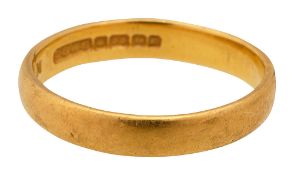 A 22ct gold band