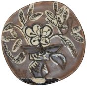 Pablo Picasso (1881-1973) Vase au bouquet (A.R. 303) Ceramic plate