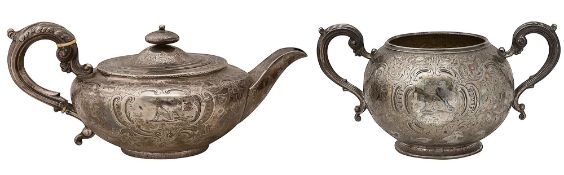 A George IV silver teapot