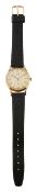 A 9ct gold Avia manual wind wrist watch