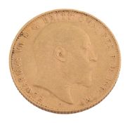 A Edward VII full sovereign, 1904