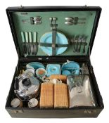 A 1930s Brexton Motoring picnic hamper