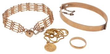 An assortment of lady's accessories