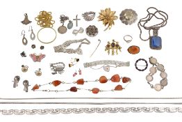 A group of costume jewellery