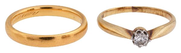 A single stone diamond ring