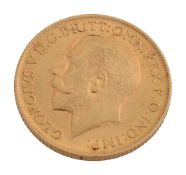 A George V full sovereign, 1912