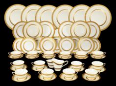 A Royal Worcester Coronet pattern tea and dinner service