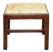 George III mahogany stool