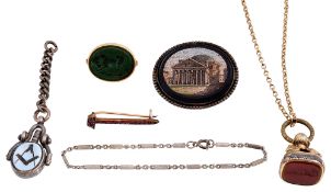 A group of accessories