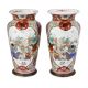 A large pair of late 19th century Japanese arita porcelain vases - Image 1 of 2