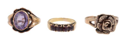 A group of three rings