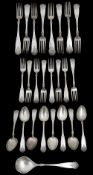 Norwegian .830 silver flatware