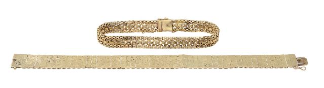 Two continental bracelets