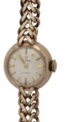 A lady's 9ct gold Cyma Cymaflex wristwatch