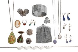 A group of costume jewellery