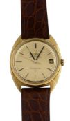 An 18k Omega automatic chronometer Constellation wristwatch