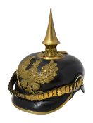 An Imperial German WWI period officer's Pickelhaub