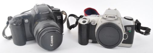 CANON EOS 500 N SILVER KIT & CANON EOS 3000 CAMERAS
