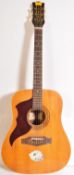 VINTAGE EKO LEFT HANDED ACOUSTIC GUITAR