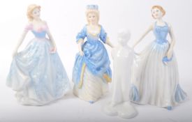 ROYAL DOULTON - BOXED BONE CHINA LADY FIGURES
