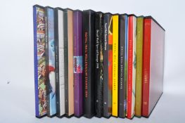 THIRTEEN 20TH CENTURY ROYAL MAIL STAMPS ALBUMS