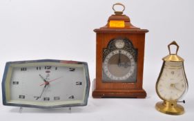THREE VINTAGE CLOCKS - SWIZA & ROSE