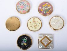 COLLECTION OF AMERICAN & BRITISH MAKE UP COMPACT CASES