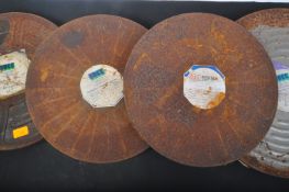 ASSORTMENT OF MID-CENTURY CINEMA FILM REELS IN CANNISTERS