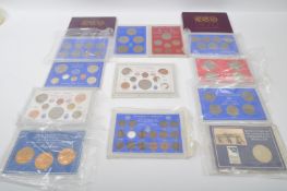 LARGE COLLECTION OF VINTAGE COMMEMORATIVE COINS SETS
