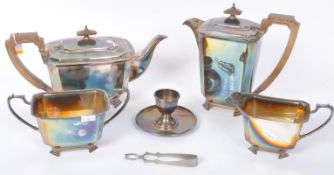 EARLY 20TH CENTURY ENGLISH SILVER PLATED TEA SERVICE