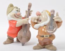 NAO DISNEY - SNEEZY & DOC - BOXED CERAMIC FIGURINES
