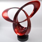 LARGE CONTEMPORARY RESIN FREE FORM SCULPTURE