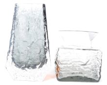 RETRO VINTAGE WHITEFRIARS COFFIN VASE WITH ANOTHER