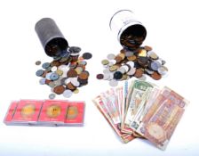 COLLECTION OF ALL WORLD VINTAGE COINS & BANK NOTES