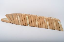 SET OF 24 PROOF SILVER HALLMARKED CHAUCER'S COINS MEDALS