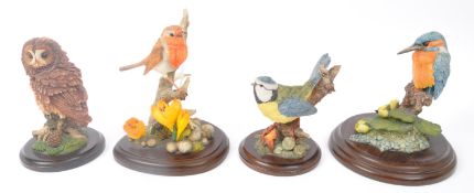 COUNTRY ARTIST - HAND CRAFTED BIRD FIGURINES STATUES