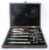 J. H. STEWARD LTD CASED MATHEMATICAL DRAWING INSTRUMENTS