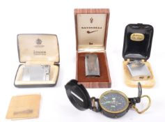 ASSORTMENT OF VINTAGE CIGARETTE LIGHTER & YCM COMPASS